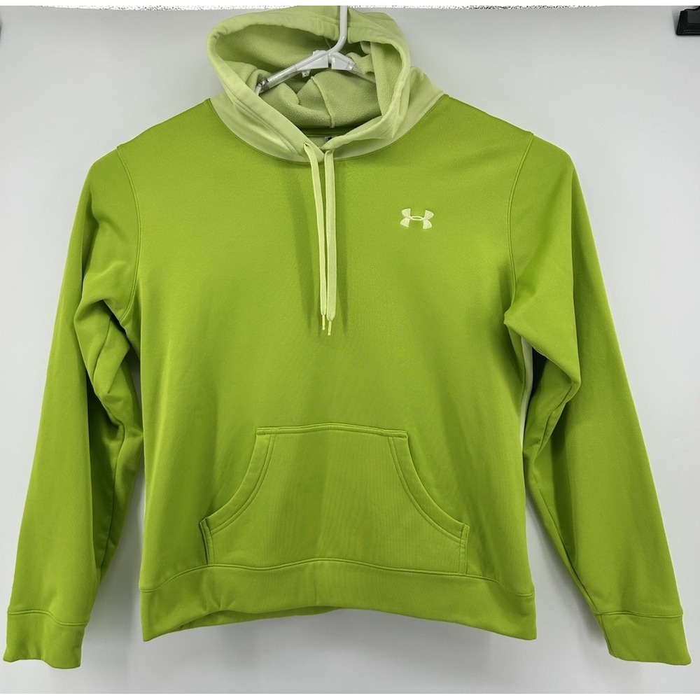 Under Armour Hoodie Pullover Green Long Sleeve Women's Size Large